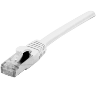 CORDON PATCH RJ45 F/UTP CAT 6a LSOH Snagless Blanc 10m